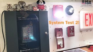 Notifier SFP400 System Test 2 BG8s  Safety Security Alert [upl. by Karylin]