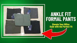 Ankle Fit Formal Pants Elevate Your Office Style with the Perfect Fit  1 Piece Courier BSG Garments [upl. by Nary]