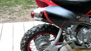 2005 CRF 50 with 88cc big bore BBR exaust KampN airfilter [upl. by Rowen644]