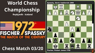 🌏R3 Boris Spassky vs Bobby Fischer World Championship Match Reykjavik 1972 [upl. by Osmund]