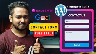 How to Create a Contact Form in WordPress amp Configure WP Mail SMTP Webmail To Gmail [upl. by Selrahcnhoj]