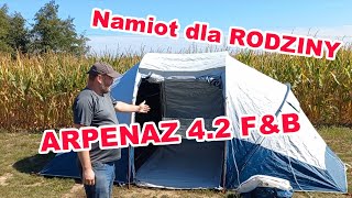 Recenzja Namiot Quechua Arpenaz 42 FreshampBlack quechua arpenaz camping decathlon namiot [upl. by Brent]