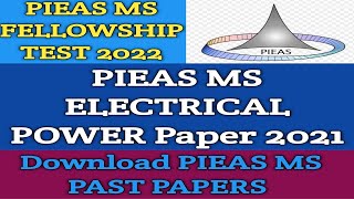 PIEAS MS FELLOWSHIP TEST  PIEAS MS Electrical Power Paper 2021  Download PIEAS MS Past Papers [upl. by Zizaludba]