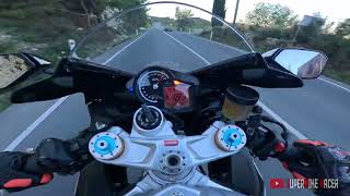 Aprilia RSV4 RF Brutal Austin Racing Exhaust Sound [upl. by Crowe]