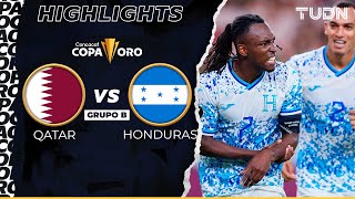 Resumen y goles  Qatar VS Honduras  Copa Oro 2023  TUDN [upl. by Herahab]