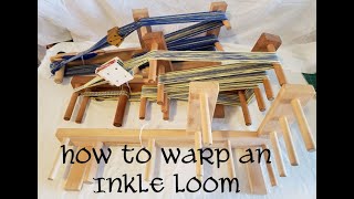 How to Warp an Inkle Loom [upl. by Hutchison]