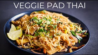 Vegetarian Pad Thai Recipe TO MAKE TONIGHT ผัดไทย [upl. by Entroc]