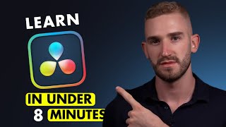 Learn Davinci Resolve in 8 Minutes  Tutorial for beginners [upl. by Fredericka]