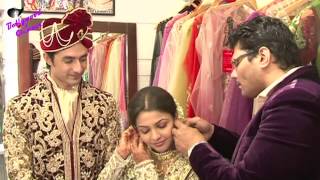 Rs 75 lakh lehenga for Nandini of TV series Desh Ki Beti Nandini by Riyaz Ganji [upl. by Athallia]