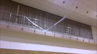 2000mm wing span large RC ornithopter indoor flight [upl. by Ehcram]