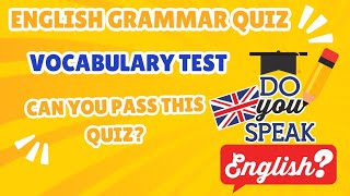 English Grammar Mcqs with explanationVocabulary QuizTest your English GrammarHow smart are you [upl. by Turley]