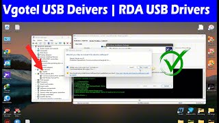 Vgotel USB Drivers for Windows 7 8 10 11  RDACoolsand USB Drivers [upl. by Gorlin]