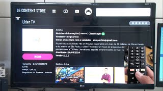 Sinal da Líder TV passa a ser disponibilizado em Smart TVs da marca LG [upl. by Uranie408]