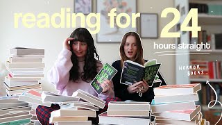 24 hour reading challenge w my bestie ⏰📖 how many books can we read in 24 hours [upl. by Trah]