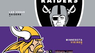 NFL Preseason  Raiders Vs Vikings  Fresh Football Reaction [upl. by Gwenora]