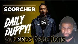 Scorcher  Daily Duppy  GRM Daily Squeeze Reactions [upl. by Secnirp]