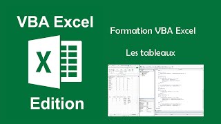 Formation VBA Excel  Les tableaux [upl. by Lanevuj]