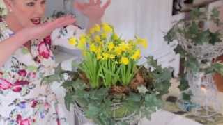 Flowers amp Floristry Tutorial Arranging with Spring Flowers [upl. by Brenan]