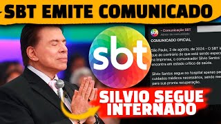 🚨 SBT emite comunicado oficial sobre Silvio Santos internado em hospital [upl. by Willett]