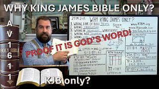 Why King James Only kjv kjb kingjames kjvonlyism kjvonly kjvbible kjvscripture kjvoice [upl. by Piscatelli]