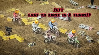 Jett Lawrence Dead Last to First in 2 Turns [upl. by Enia886]