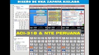 PROGRAMA PARA EL DISEÑO DE ZAPATA AISLADA con HP PRIME [upl. by Ekram]