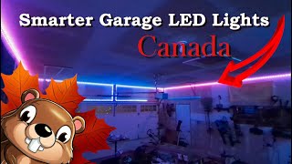 100ft LED Lights Garage Install  Govee RGBIC 100ft LED [upl. by Joey]