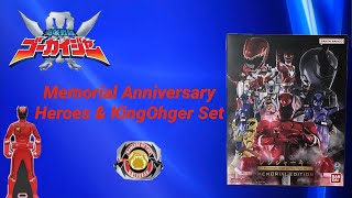 PBandai Gokaiger Memorial Edition Anniversary Heroes amp KingOhger Key Set Review [upl. by Anabella56]