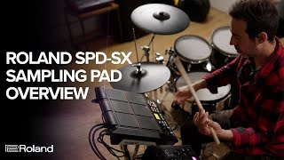 Roland SPDSX Sampling Pad Overview [upl. by Asserat765]