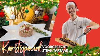 Kerstspecial Voorgerecht Steak Tartaar [upl. by Eimiaj294]