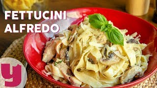 Fettucini Alfredo Tarifi  Makarna Tarifleri  Yemekcom [upl. by Marci]